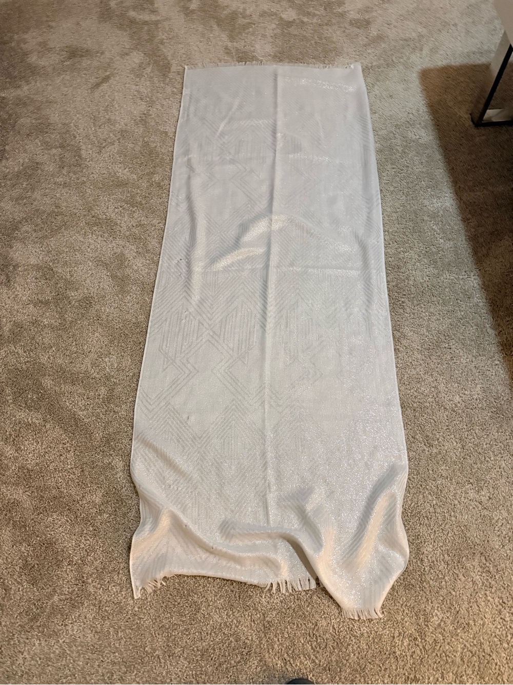 Studio White Decorative Beach Bath Towel